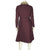 Vintage 1960s Mod Purple Wool Coat by Joshar Montreal Ladies Size S - Poppy's Vintage Clothing