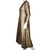 Vintage Gold Metallic Brocade Evening Coat 1960s Ladies Size Medium - Poppy's Vintage Clothing