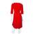Vintage 1960s Dress Red Velvet Valentines Day Size Small Medium - Poppy's Vintage Clothing