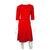 Vintage 1960s Dress Red Velvet Valentines Day Size Small Medium - Poppy's Vintage Clothing