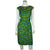 Vintage 60s Chiffon Dress Printed Silk Floral Pattern Sz M - Poppy's Vintage Clothing