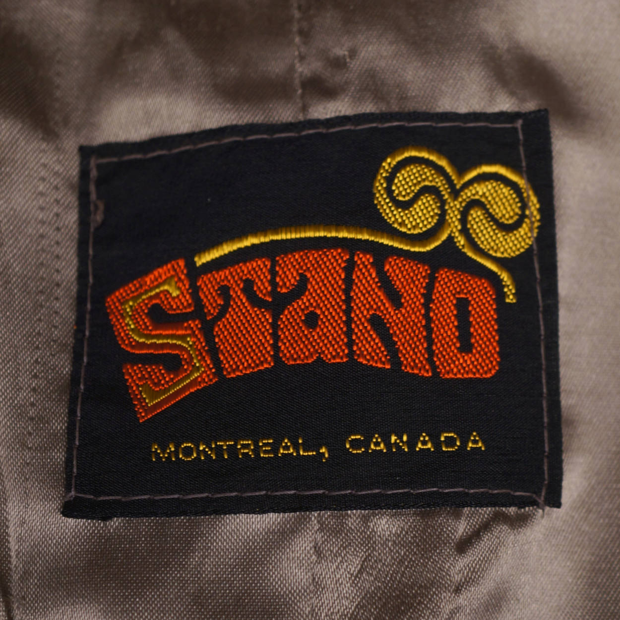 Vintage 1960s Dandy Mens Herringbone Tweed Wool Overcoat Coat Size M L Short - Poppy's Vintage Clothing