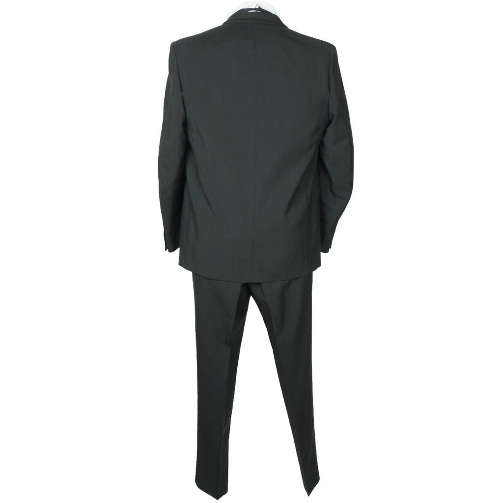 Vintage 1965 Mens Mohair Tuxedo Suit Custom Tailored Lombardi Montreal L - Poppy's Vintage Clothing