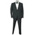 Vintage 1965 Mens Mohair Tuxedo Suit Custom Tailored Lombardi Montreal L - Poppy's Vintage Clothing