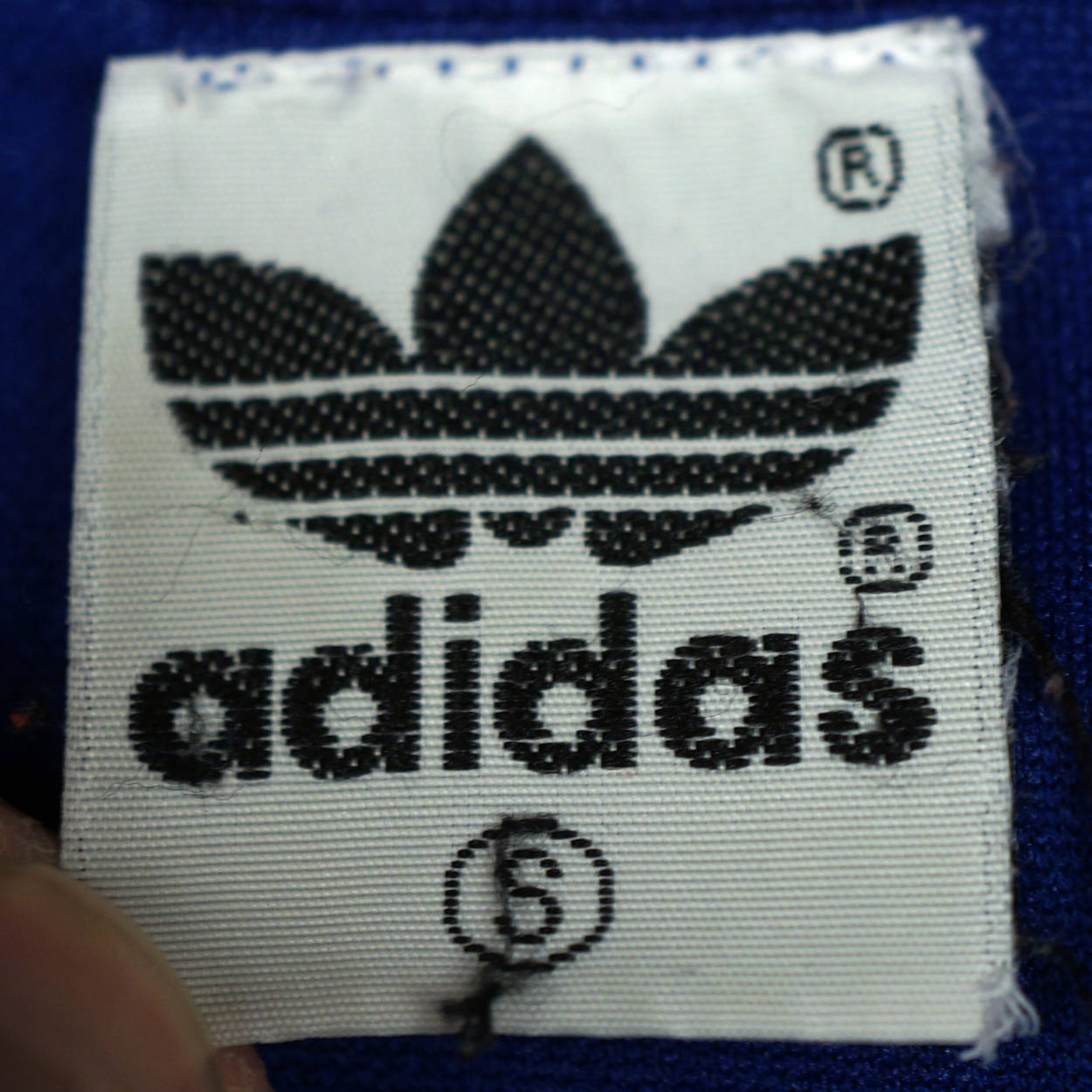 Vintage 1970s Adidas Track Jacket Trefoil 3 Stripe Old School Mens Size Small - Poppy's Vintage Clothing