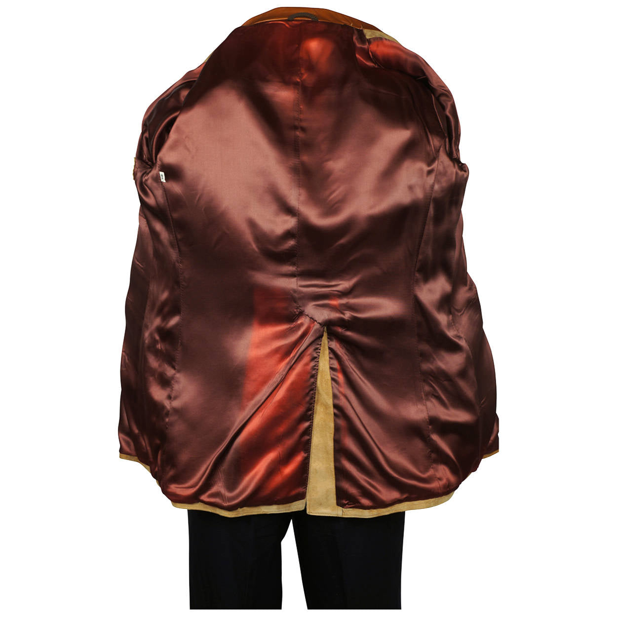 Vintage 1970s Mens Jacket Suede Leather Sport Coat Size M - Poppy's Vintage Clothing