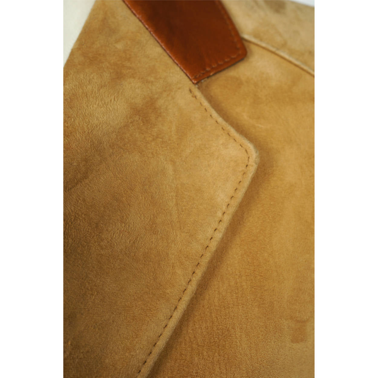 Vintage 1970s Mens Jacket Suede Leather Sport Coat Size M - Poppy's Vintage Clothing