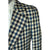Vintage 1970s Mens Suit Checked Wool Blue & White Check Dated 1973 Size M - Poppy's Vintage Clothing