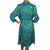 Vintage 1990s Averardo Bessi Cotton Shirt Dress Miss Bessi Line Italy Size L 16 - Poppy's Vintage Clothing