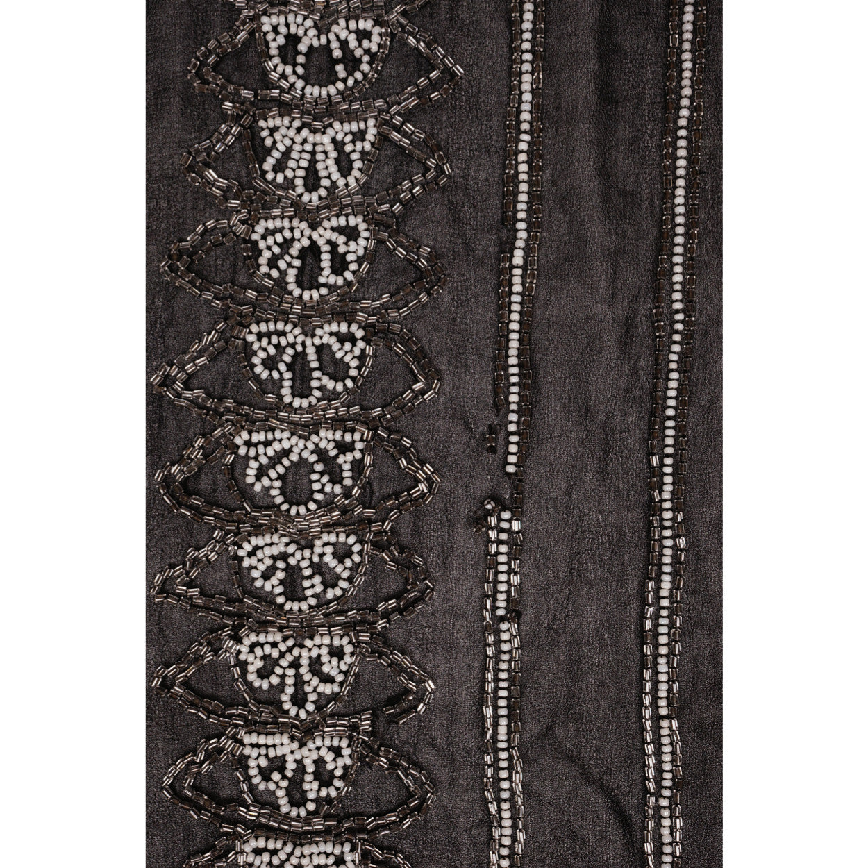 Vintage 1920s Hand Beaded Flapper Dress Panel Unused to Make a Finished Garment - Poppy's Vintage Clothing
