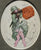 Vintage 1920s Flapper Girl Porcelain Wall Plaque - Poppy's Vintage Clothing