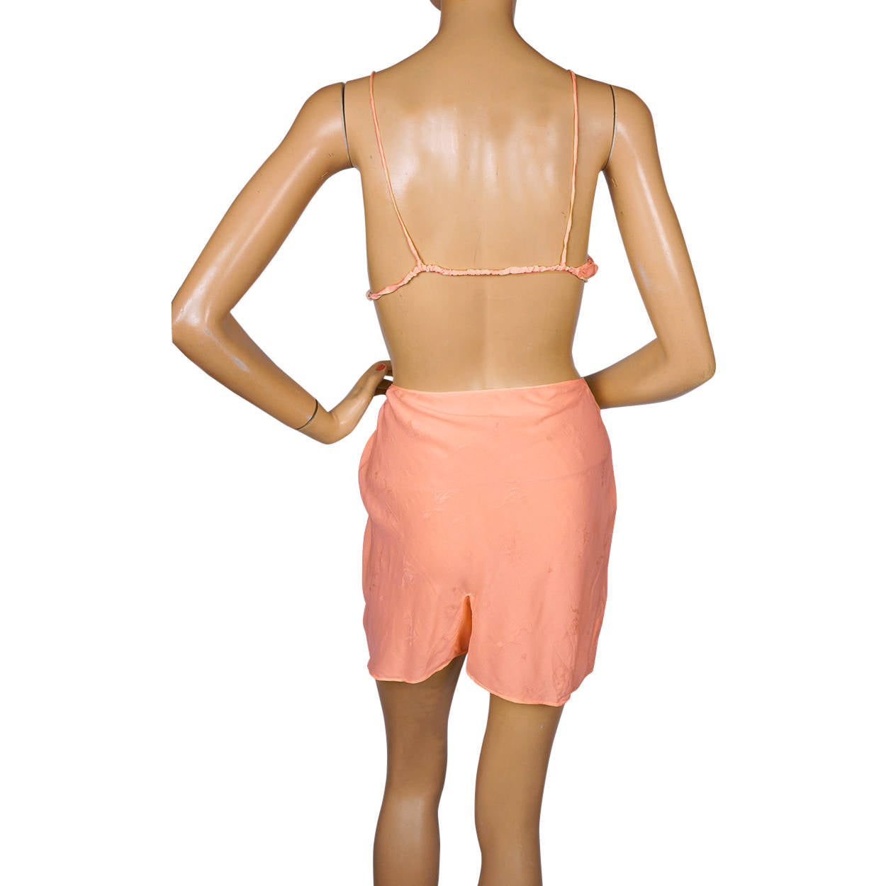 Vintage 1930s Silk Bra and Knickers Set Embroidered - Poppy's Vintage Clothing