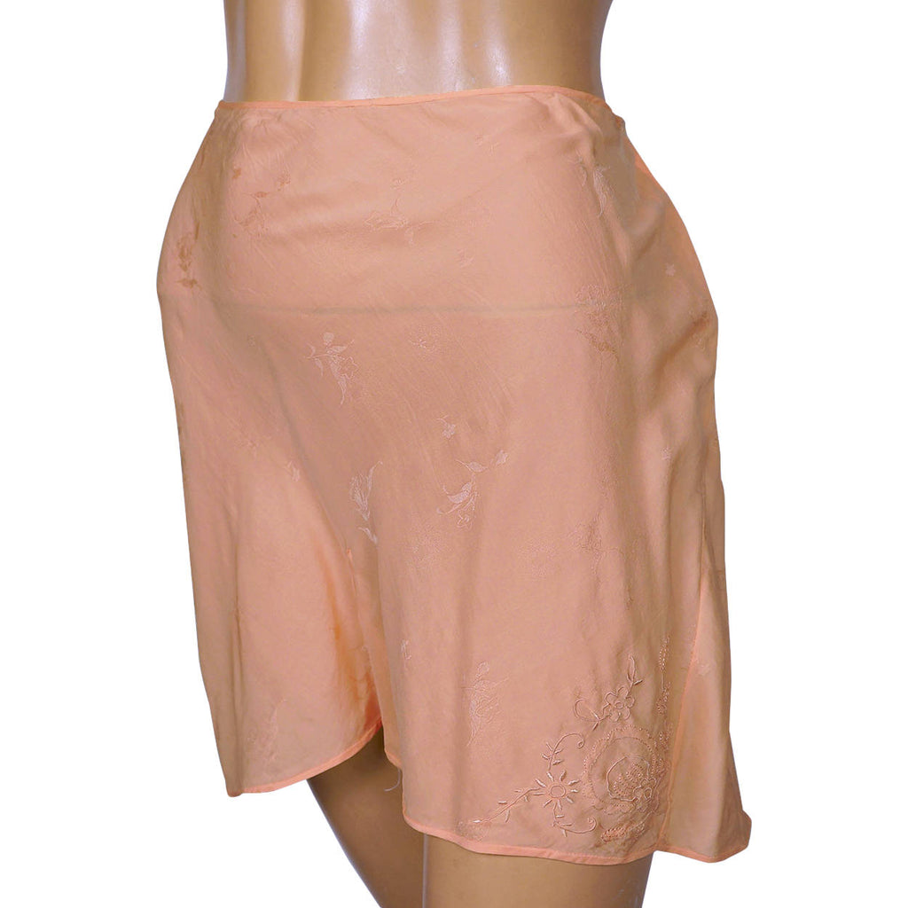 Vintage 1930s Silk Bra and Knickers Set Embroidered - Poppy's Vintage Clothing