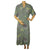 Vintage 1940s Crepe Day Dress Floral Print Size Large - Poppy's Vintage Clothing
