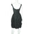 Vintage 50s Black Cocktail Dress w Ruched Skirt Size S - Poppy's Vintage Clothing
