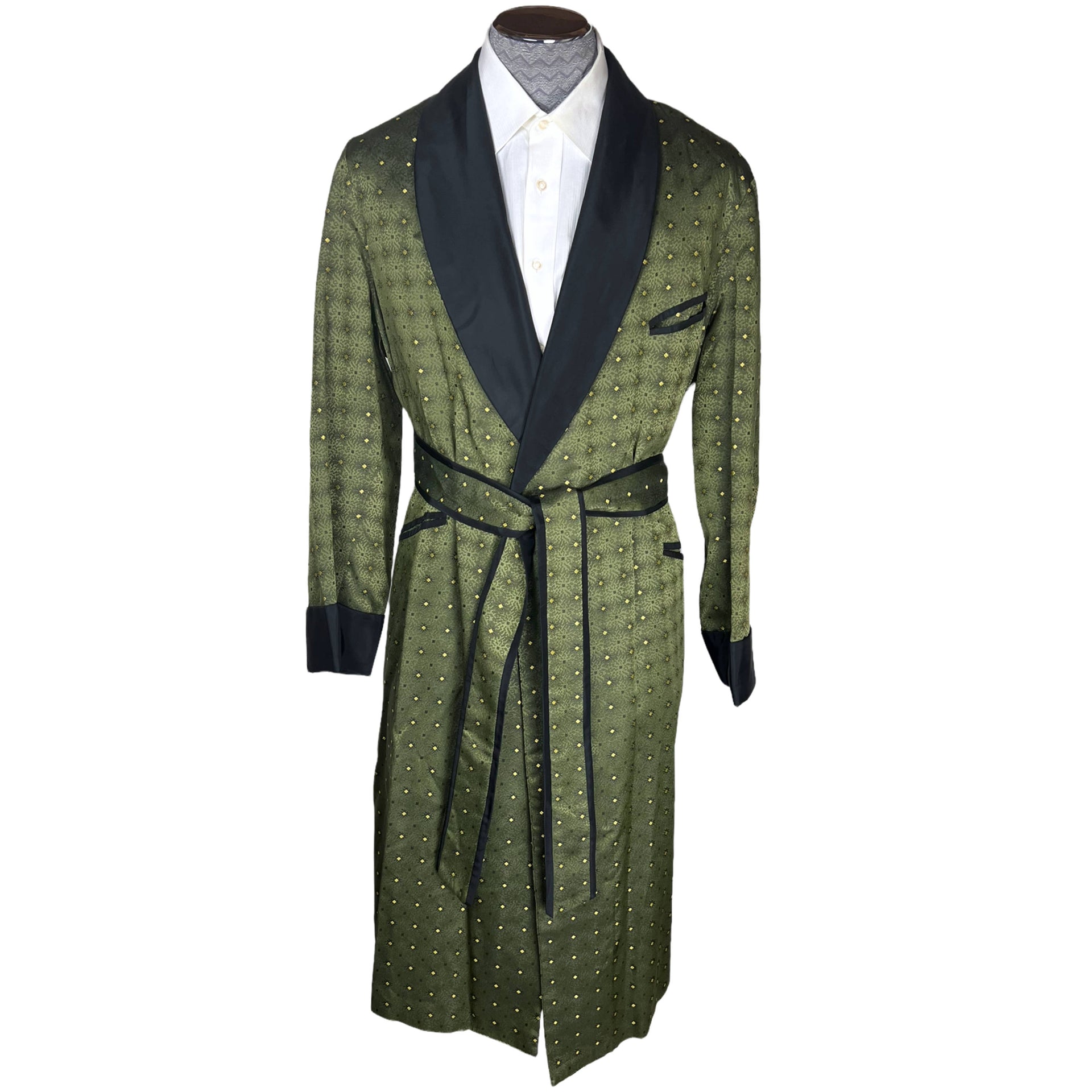 Vintage Mens 1950s Dressing Gown Smoking Lounging Robe Sz L Poppy's Vintage Clothing Vintage Mens 1950s Dressing Gown Smoking Lounging Robe Sz L Poppy's Vintage Clothing