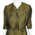 Vintage Gold Brocade 50s Cocktail Dress 
