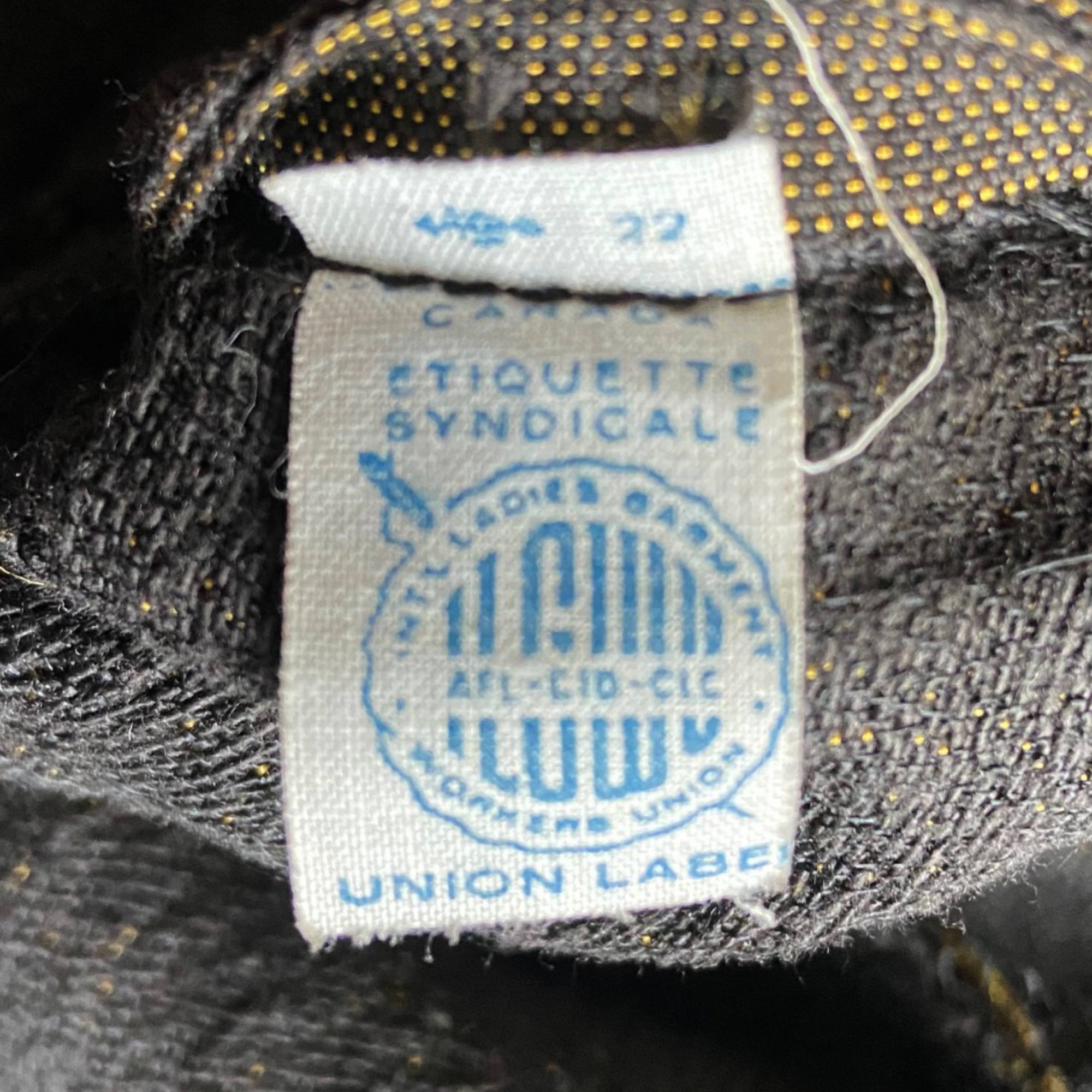 Vintage Gold Brocade 50s Cocktail Dress 