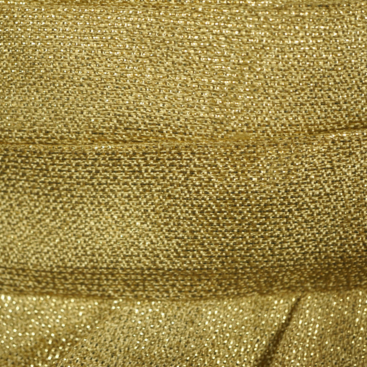 Vintage 50s Bombshell Wiggle Dress in Metallic Gold Lame M L - Poppy's Vintage Clothing