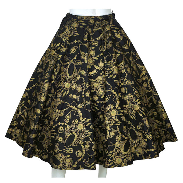 1950s vintage felt circler skirt