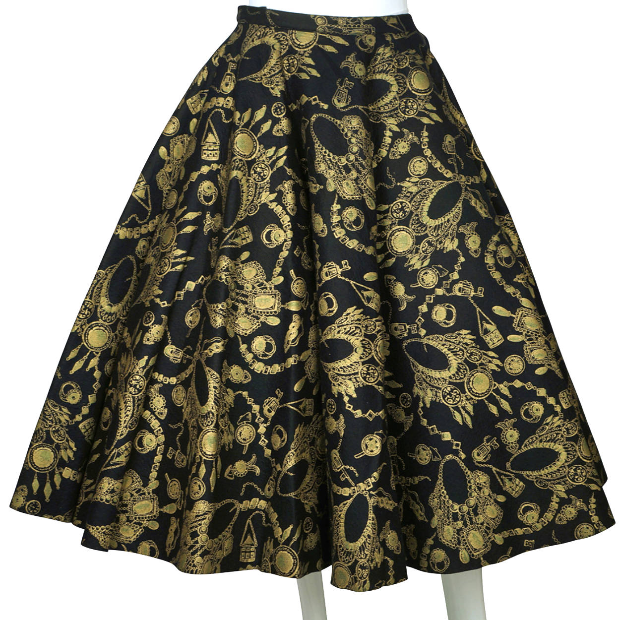 [$196.50]Black and Gold Handkerchief Skirt One Piece Full Set