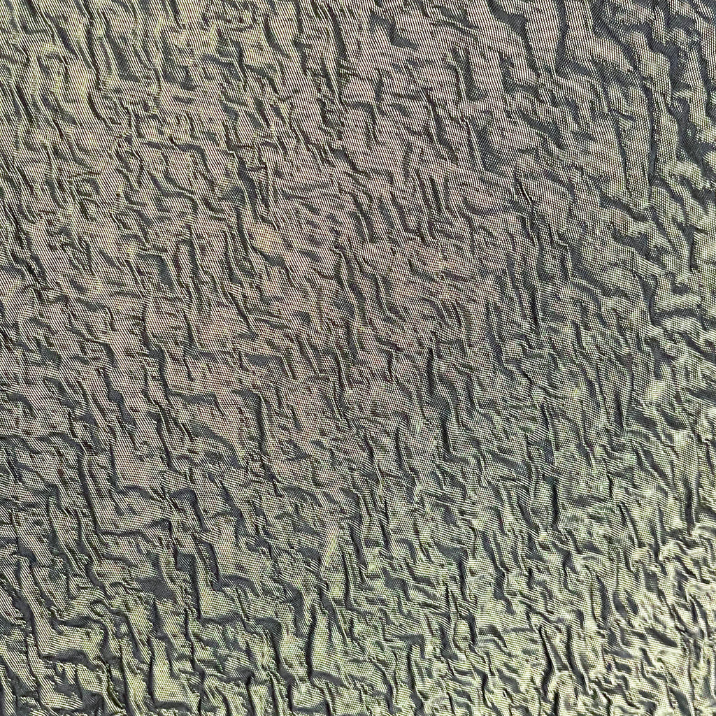 Vintage 1950s Taffeta Dress w Crinoline Skirt Green Cloque S