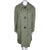 Vintage 1950s Ladies Coat Green & Grey Tweed Wool Size L