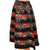 Vintage 1950s Black Raffia Straw Skirt with Embroidered Floral Cotton Ribbon - M - Poppy's Vintage Clothing