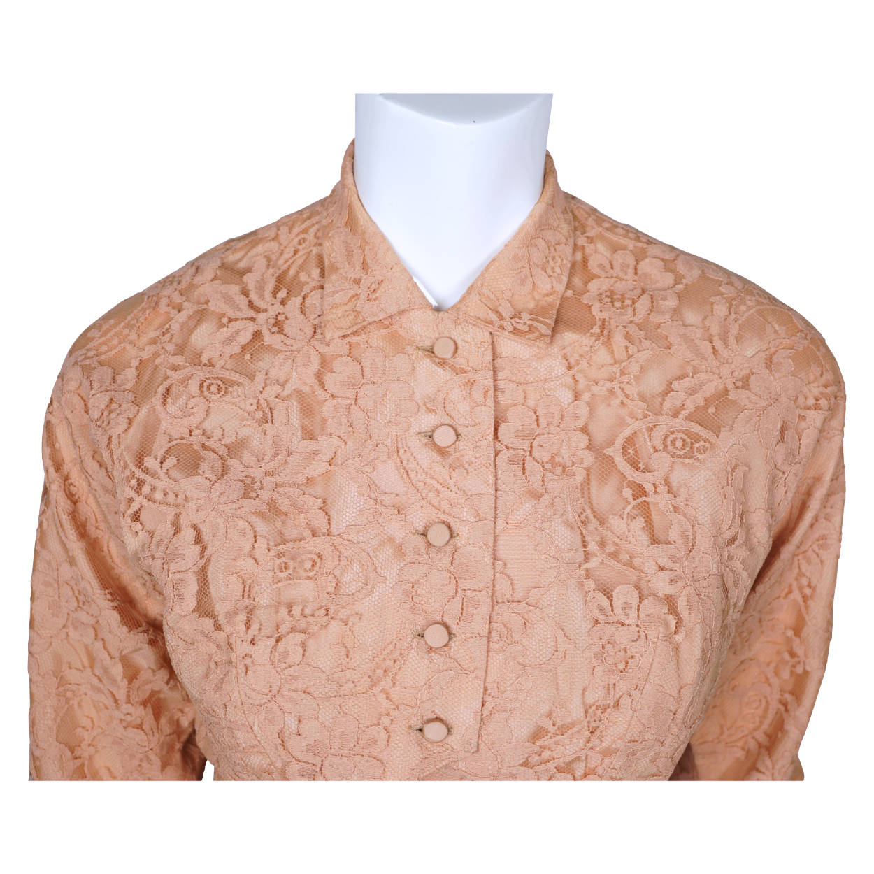 Vintage 50s Dress Lace with Crinoline Skirt &amp; Bolero Size M - Poppy's Vintage Clothing