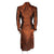 Vintage 1950s Cocktail Dress w Jacket Orange Taffeta Size S