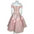 Vintage 1950s Ball Gown Pink Taffeta & Tulle Prom Dress Sz S