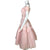 Vintage 1950s Ball Gown Pink Taffeta & Tulle Prom Dress Sz S