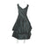 Vintage 1950s Black Silk Taffeta Ball Gown Dress w Bubble Balloon Skirt Size M - Poppy's Vintage Clothing