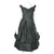 Vintage 1950s Black Silk Taffeta Ball Gown Dress w Bubble Balloon Skirt Size M - Poppy's Vintage Clothing