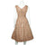 Vintage 50s Dress Silver Metallic Lace w Full Skirt Size M - Poppy's Vintage Clothing