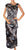 Vintage 1950s Evening Gown Burn Out Silk Velvet Dress M / L - Poppy's Vintage Clothing