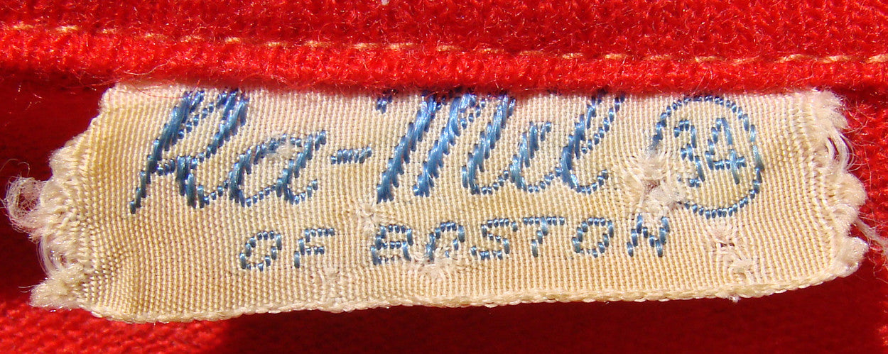 Vintage 1950s Felt Circle Skirt - Rockabilly - Rock and Roll - Small - Poppy's Vintage Clothing