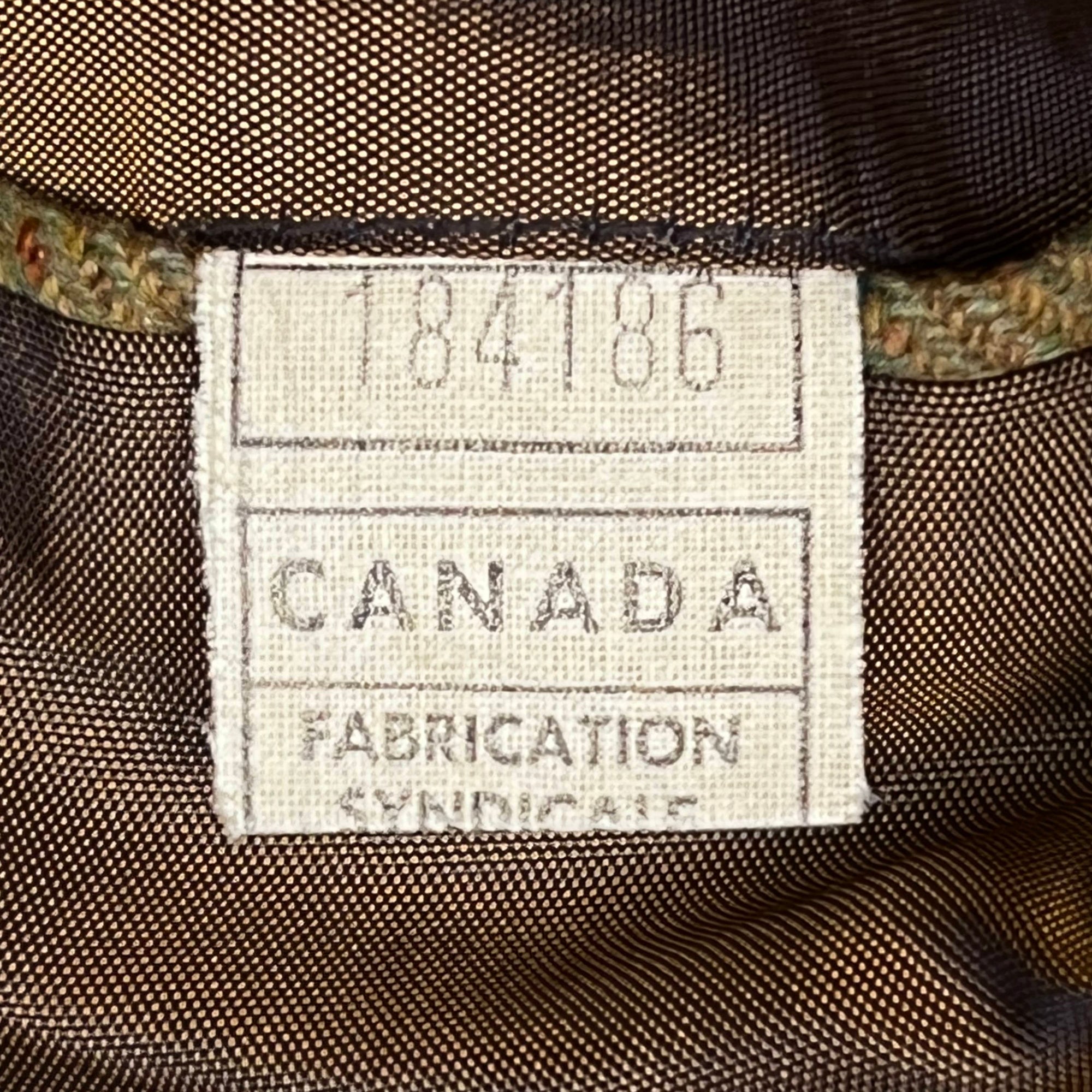 Vintage 1960s Check Sport Coat Wool Blazer Jacket Sz M