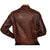 Vintage Swedish Mod Leather Jacket 1960s CO Ericson &amp; Co Malung Sweden Ladies M - Poppy's Vintage Clothing