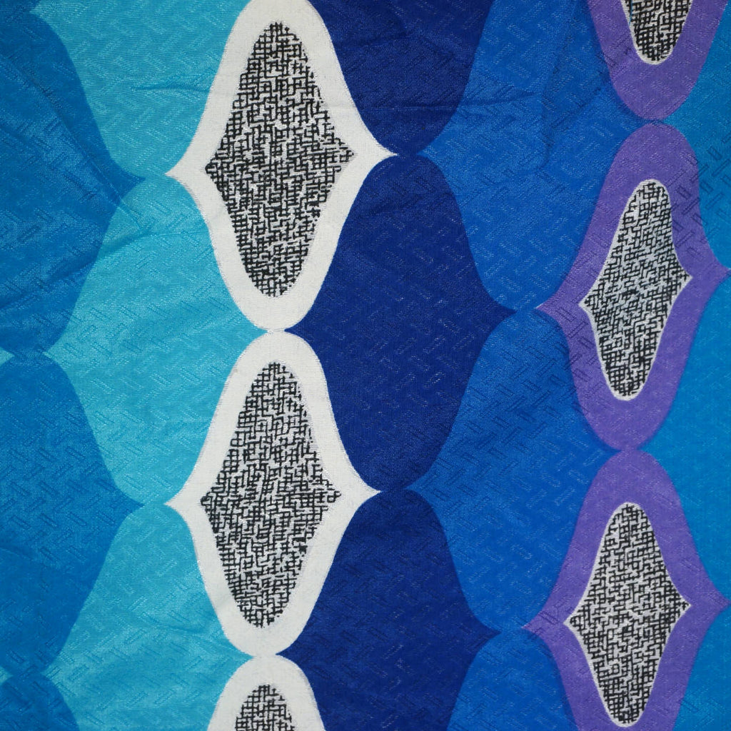 Vintage 1960s Unused Drapery Fabric Mid Century Drapes Print 10 yds 44 inch - Poppy's Vintage Clothing