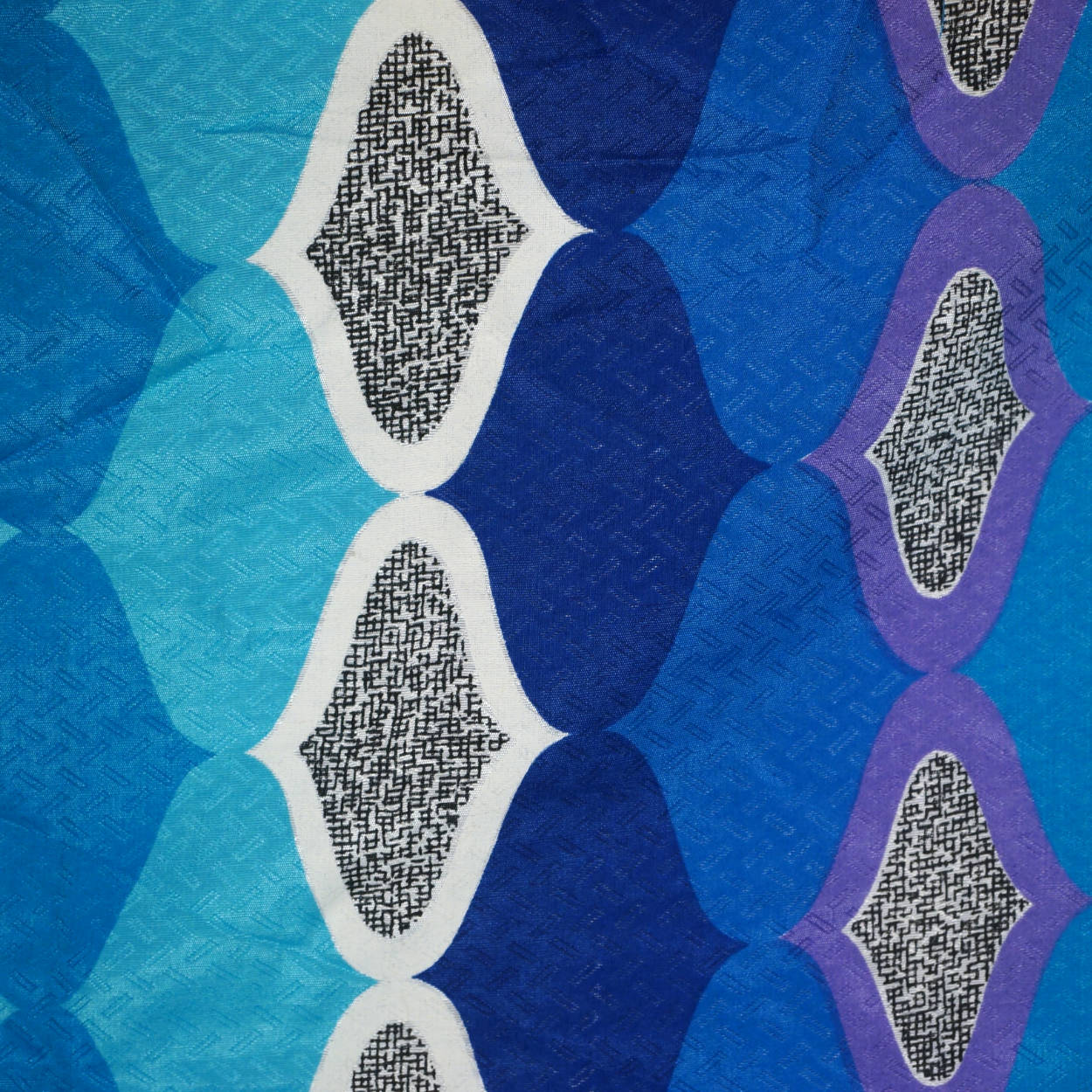 Vintage 1960s Unused Drapery Fabric Mid Century Drapes Print 10 yds 44 inch - Poppy's Vintage Clothing