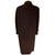Vintage 1970s Brown Wool Coat Holt Renfrew Auckie Sanft Sz L