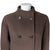 Vintage 1970s Brown Wool Coat Holt Renfrew Auckie Sanft Sz L