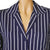 Vintage 1970s Guy Laroche Striped Blouse Blue & White Ladies Size Small 4 - Poppy's Vintage Clothing
