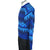 Vintage 70s Ski Sweater Blue Geometric Knit Mens Size L - Poppy's Vintage Clothing
