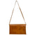 Vintage 1970s Artisan Leather Purse Signed Pyrography Lady Shoulder Bag