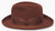 Vintage Stetson Imperial Homburg Hat 1970s Fedora Size 7 1/8 - Poppy's Vintage Clothing