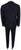 Vintage 1940s Mens Suit Custom Tailored in Rome Blue Wool Size L 44 T - Poppy's Vintage Clothing