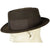 Vintage Adam Pork Pie Hat 1940s 50s Flat Fedora Style 7 1/4 - Poppy's Vintage Clothing