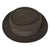 Vintage Adam Pork Pie Hat 1940s 50s Flat Fedora Style 7 1/4 - Poppy's Vintage Clothing
